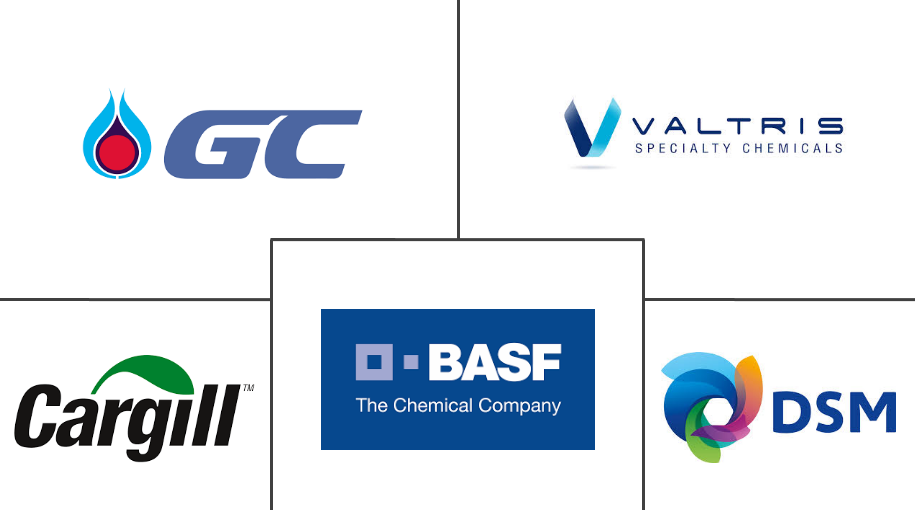 Bio-Based Platform Chemicals Market Major Player	